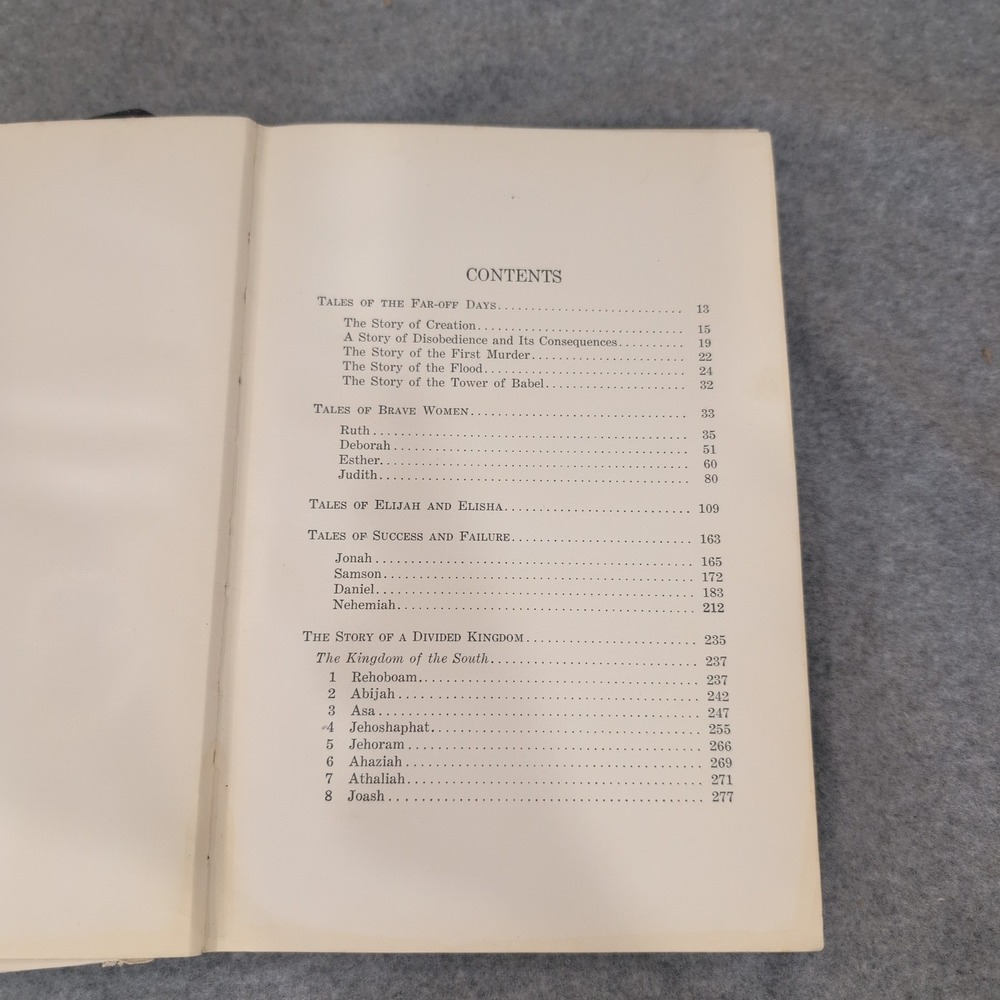 The Bible Story Tales of Old Judea Hall Wood Vintage Hardcover Illustrated Book - Picture 5 of 7